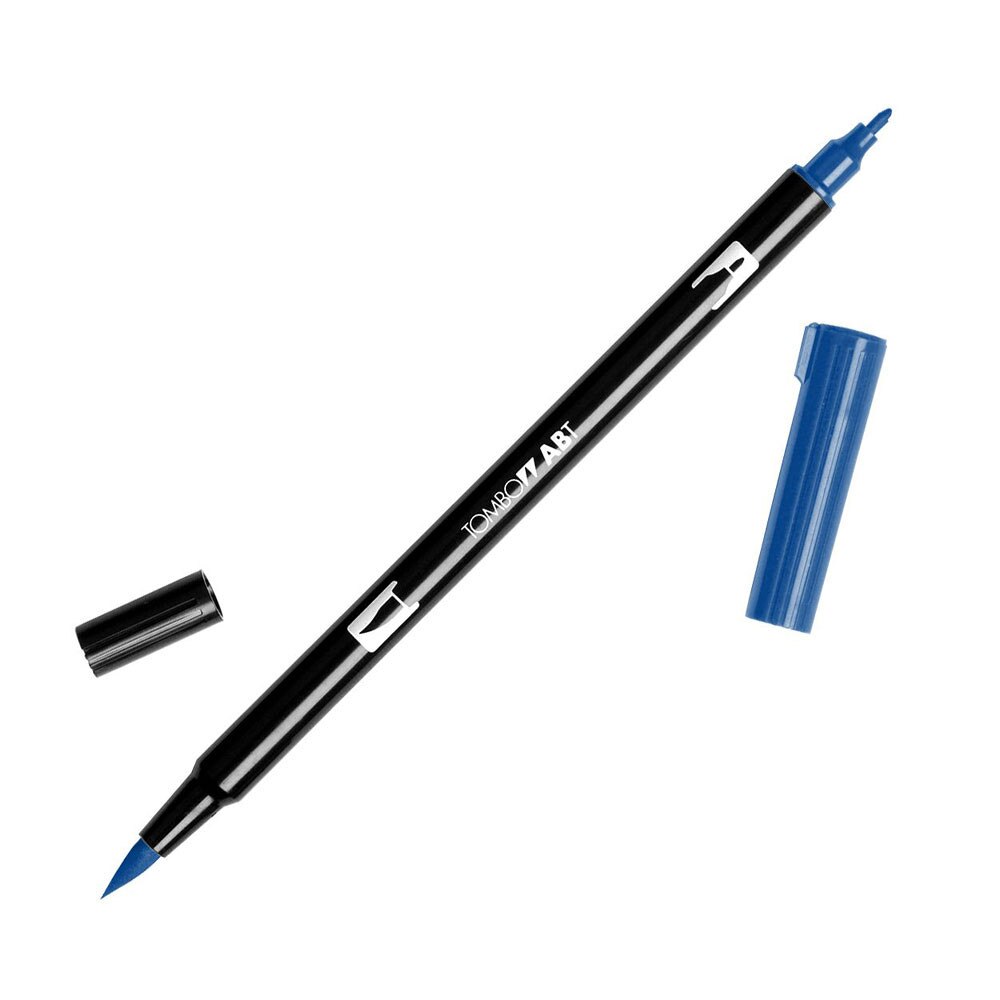 Tombow Dual-Tip Brush Marker Pen – Deep Blue